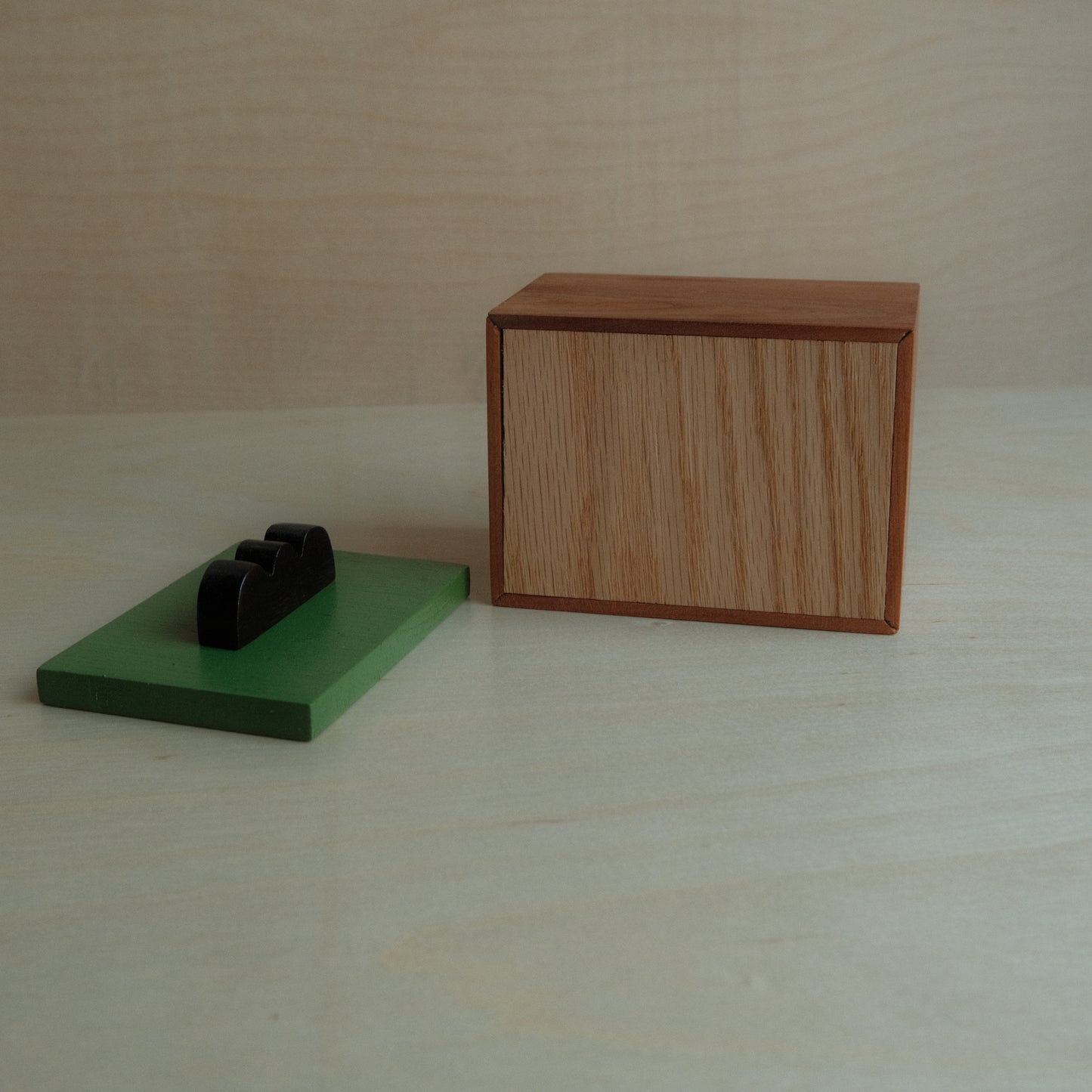Cherry With Green Lid Decorative Keepsake Box 019