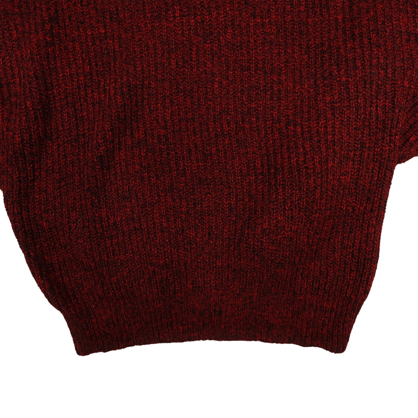 Vintage Botany 500 Acrylic Sweater Cowl Neck Men’s Small USA Made Fisherman Red