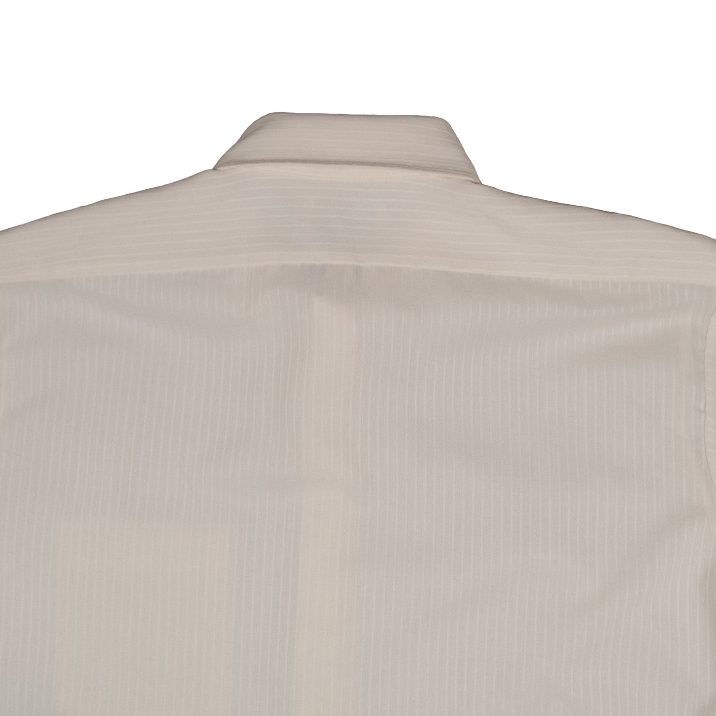 Vintage Arrow Kent Men’s XL 16.5 Short Sleeve Press Shirt Summer Off White Stripe 80’s