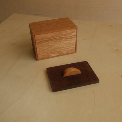 White Oak Decorative Keepsake Box 011