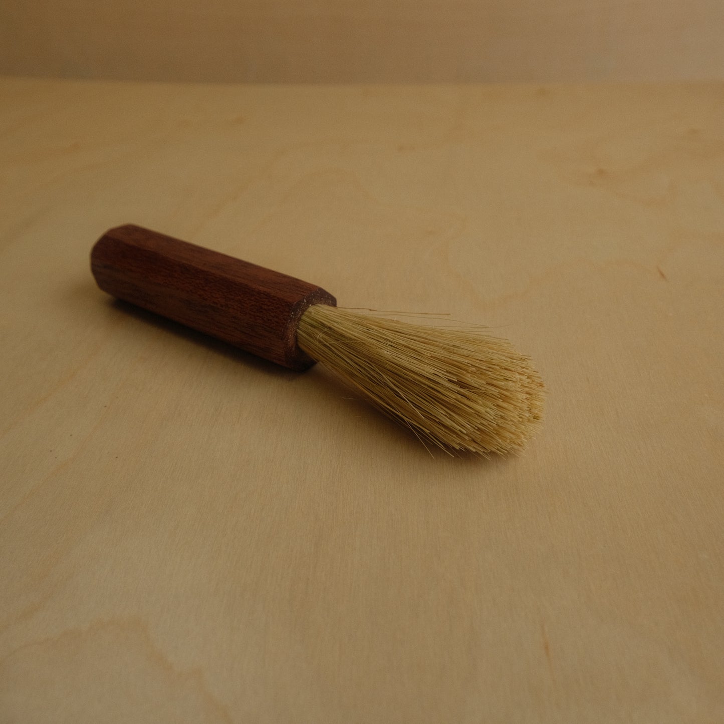 Wooden Tampico Espresso Brush With Spanish Cedar Handle