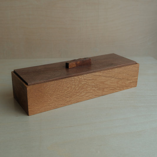 White Oak Decorative Keepsake Box 020