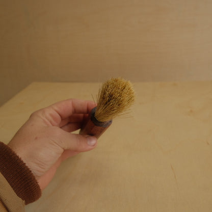 Wooden Tampico Espresso Brush With Spanish Cedar Handle