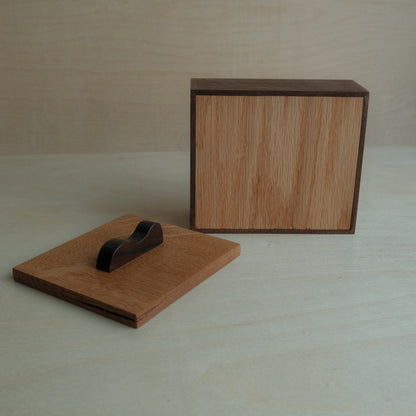 Walnut Decorative Keepsake Box 021