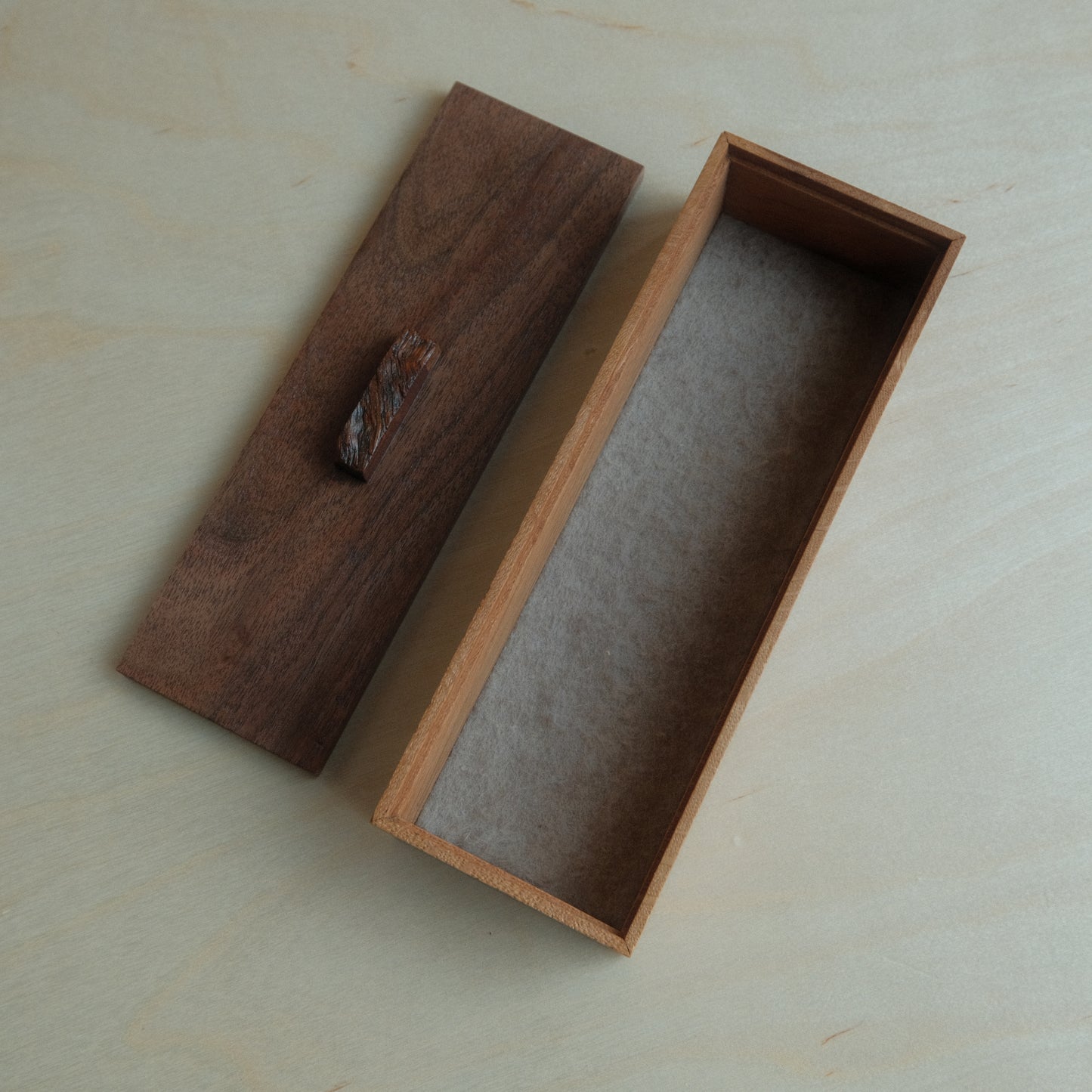 White Oak Decorative Keepsake Box 020