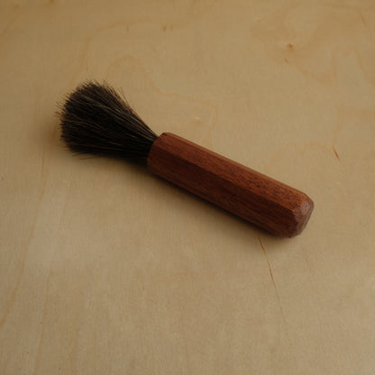 Wooden Horse Hair Espresso Brush With Spanish Cedar Handle