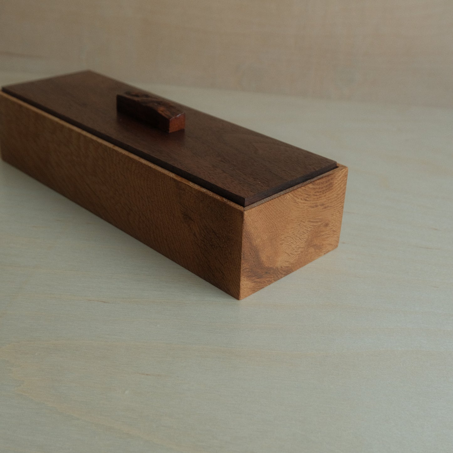 White Oak Decorative Keepsake Box 020