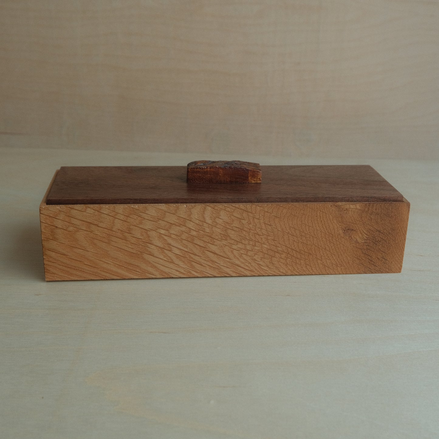 White Oak Decorative Keepsake Box 020