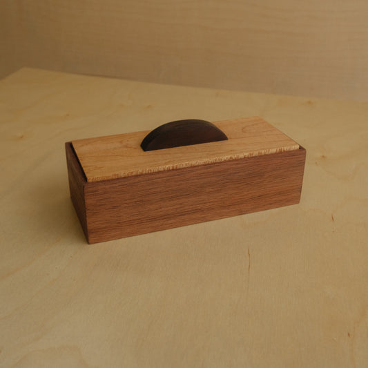 Walnut Decorative Keepsake Box 007