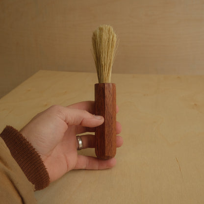 Wooden Tampico Espresso Brush With Spanish Cedar Handle