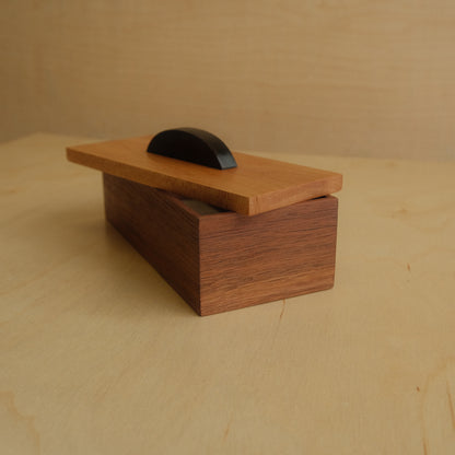 Walnut Decorative Keepsake Box 007
