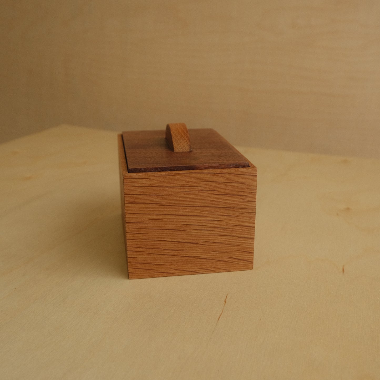 White Oak Decorative Keepsake Box 011