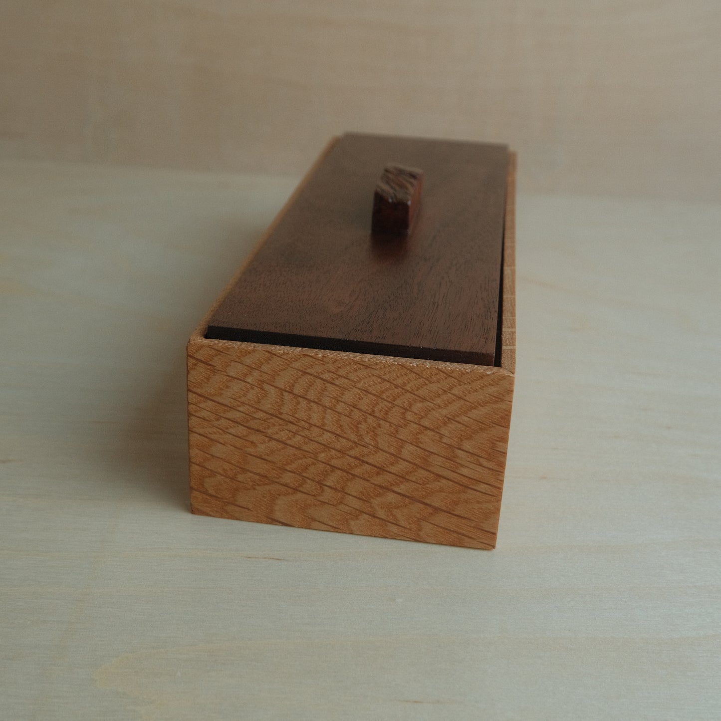 White Oak Decorative Keepsake Box 020