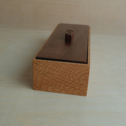 White Oak Decorative Keepsake Box 020