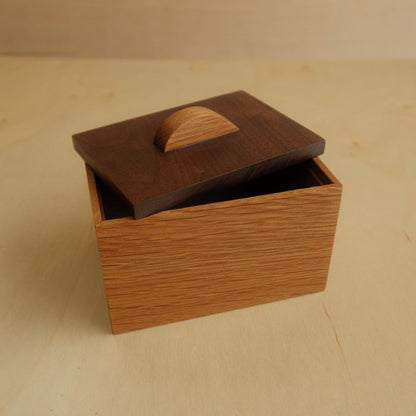 White Oak Decorative Keepsake Box 011