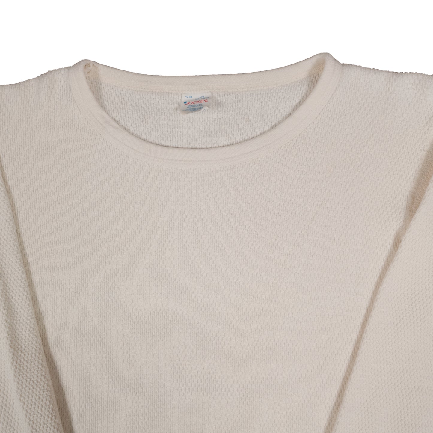 Vintage Jockey Thermal Men’s Medium Long Sleeve Raschel Knit Made in USA