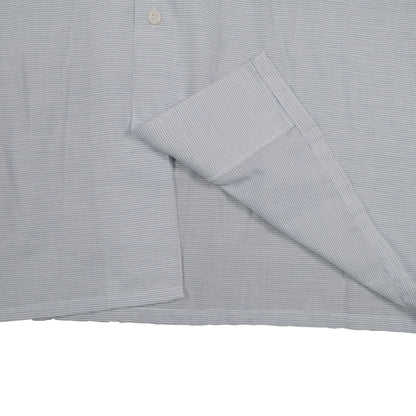 Vintage Arrow Sea Isle Men’s Large Camp Shirt Loop Collar Stripe Short Sleeve