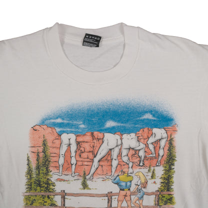 Vintage 70’s Screen Stars Adult Large Mt. Rushmore, South Dakota T-Shirt Funny Single Stitch