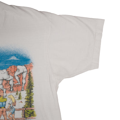 Vintage 70’s Screen Stars Adult Large Mt. Rushmore, South Dakota T-Shirt Funny Single Stitch