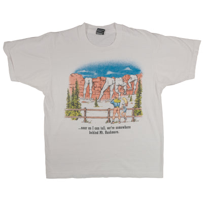 Vintage 70’s Screen Stars Adult Large Mt. Rushmore, South Dakota T-Shirt Funny Single Stitch