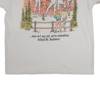 Vintage 70’s Screen Stars Adult Large Mt. Rushmore, South Dakota T-Shirt Funny Single Stitch
