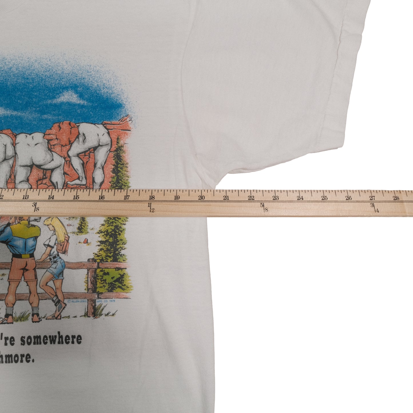 Vintage 70’s Screen Stars Adult Large Mt. Rushmore, South Dakota T-Shirt Funny Single Stitch