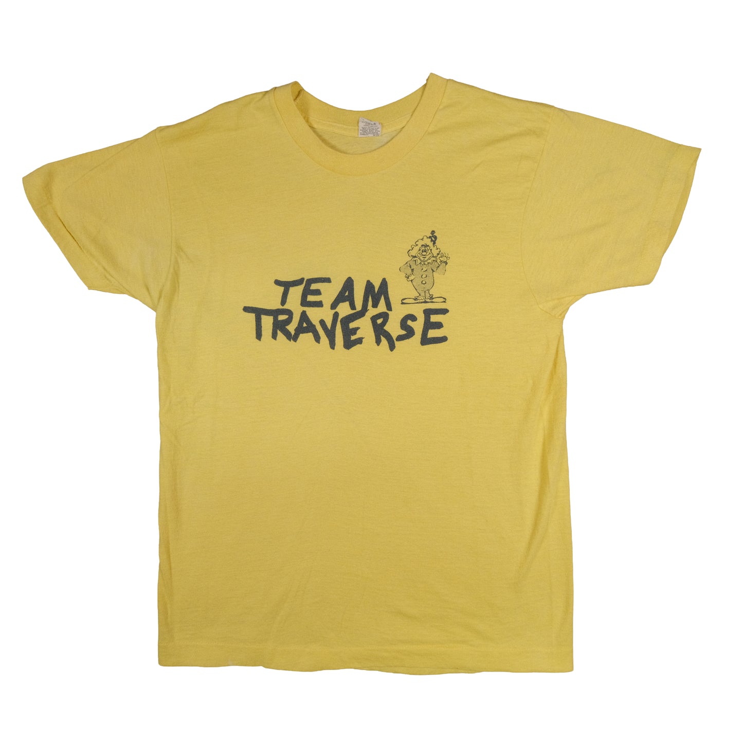 Vintage Team Traverse City, MI T-Shirt Men’s Small Yellow Screen Stars