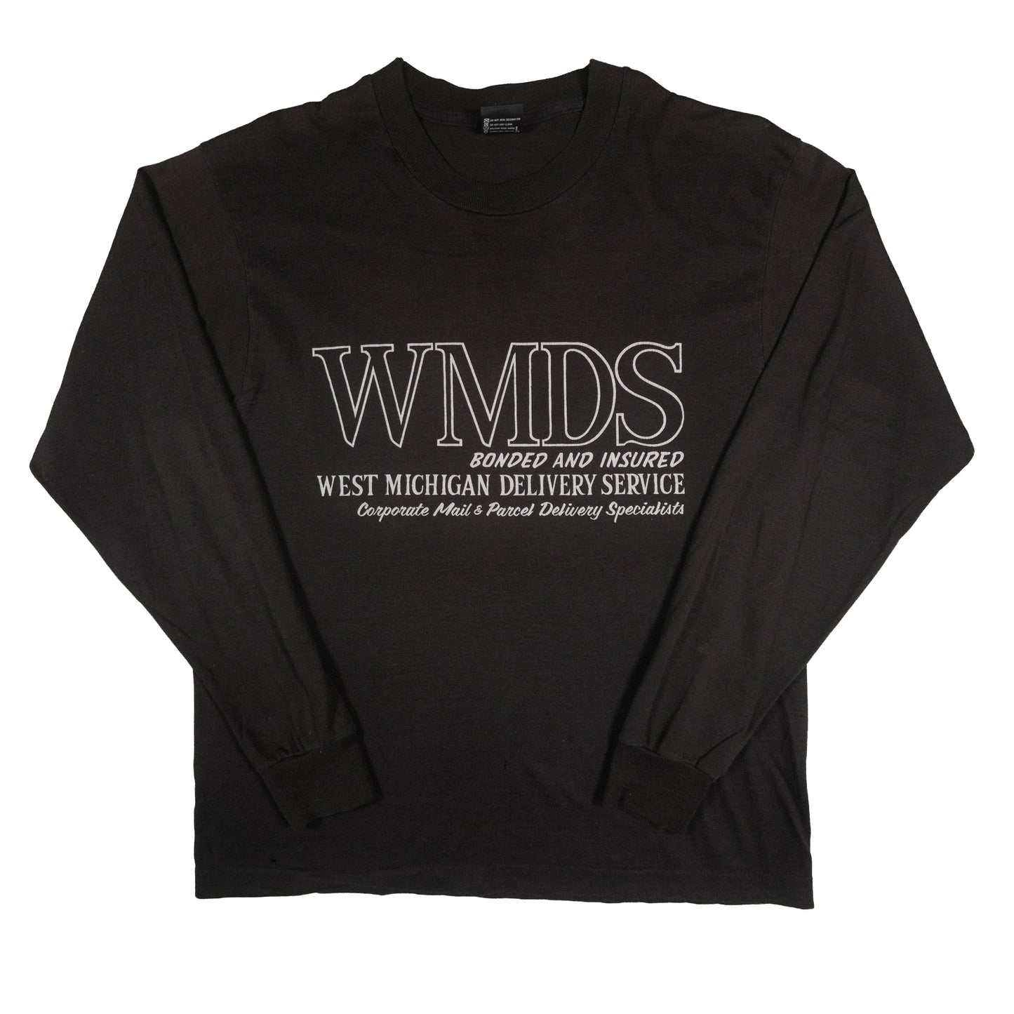 Vintage Screen Stars Long Sleeve Black Adult Medium West MI Delivery Service