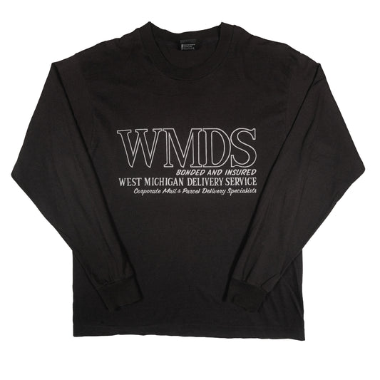 Vintage Screen Stars Long Sleeve Black Adult Medium West MI Delivery Service