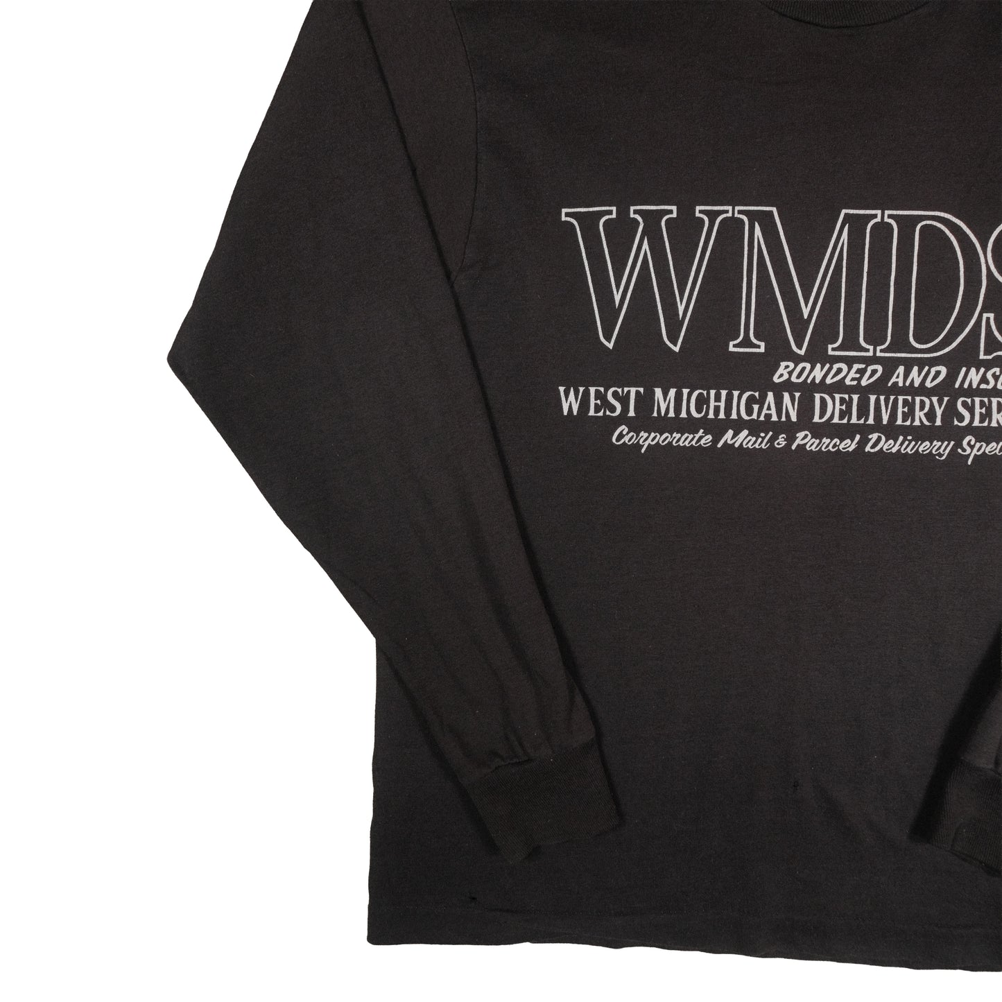 Vintage Screen Stars Long Sleeve Black Adult Medium West MI Delivery Service