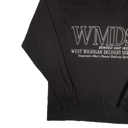 Vintage Screen Stars Long Sleeve Black Adult Medium West MI Delivery Service