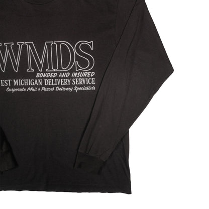 Vintage Screen Stars Long Sleeve Black Adult Medium West MI Delivery Service