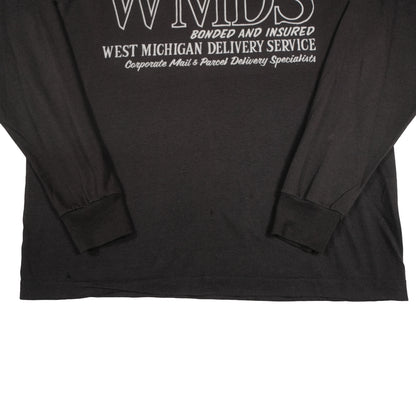 Vintage Screen Stars Long Sleeve Black Adult Medium West MI Delivery Service