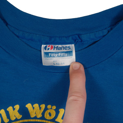 Vintage Traverse City, MI North American Vasa T-Shirt Blue Adult Small