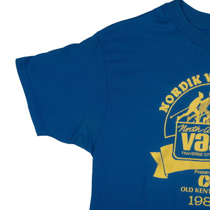 Vintage Traverse City, MI North American Vasa T-Shirt Blue Adult Small