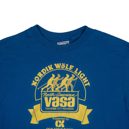 Vintage Traverse City, MI North American Vasa T-Shirt Blue Adult Small