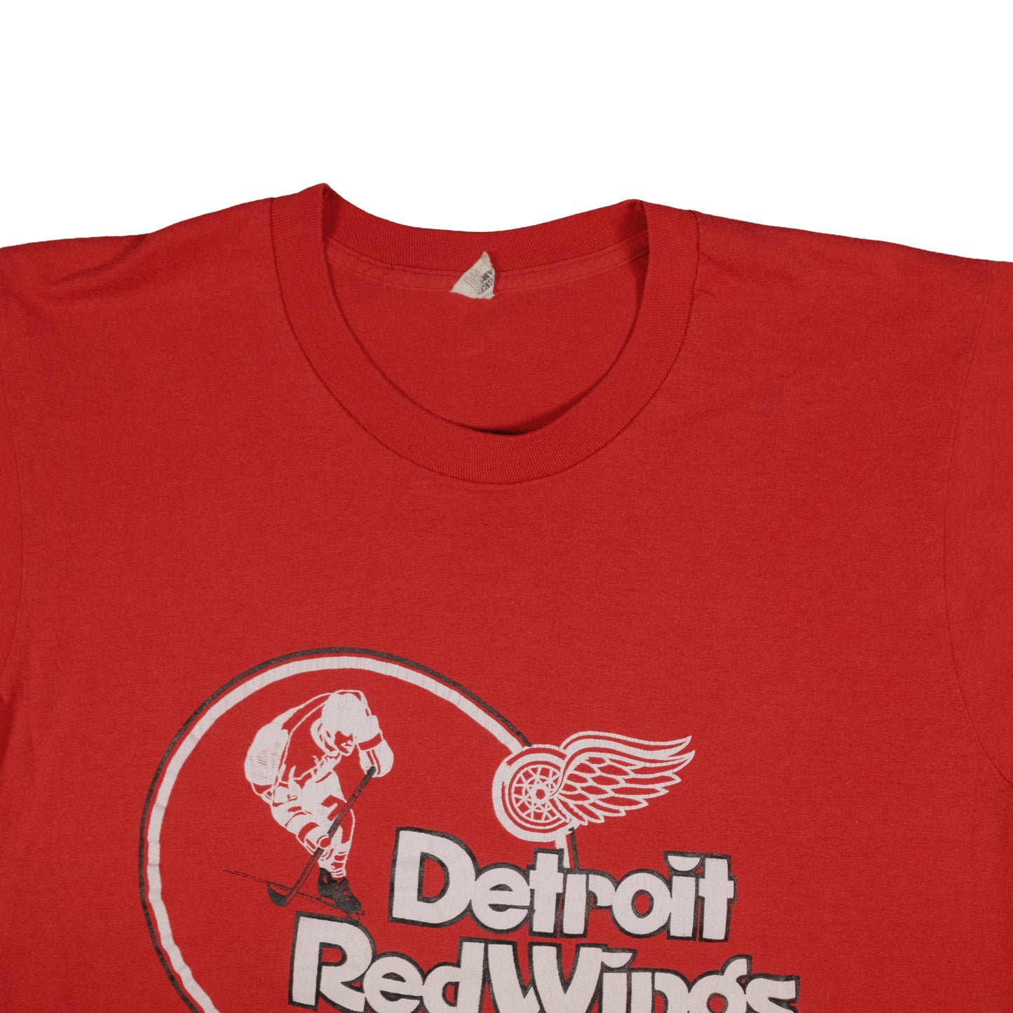 Vintage Detroit Red Wings T-Shirt Adult Small Screen Stars Red Hockey Single Stitch