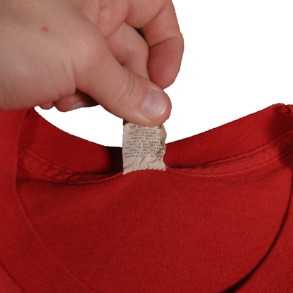 Vintage Detroit Red Wings T-Shirt Adult Small Screen Stars Red Hockey Single Stitch