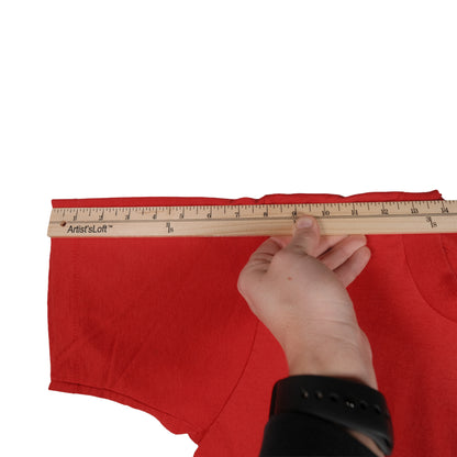 Vintage Screen Stars Adult Small T-Shirt Puff Print Thunder Express Red Single Stitch