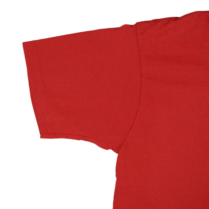 Vintage Screen Stars Adult Small T-Shirt Puff Print Thunder Express Red Single Stitch