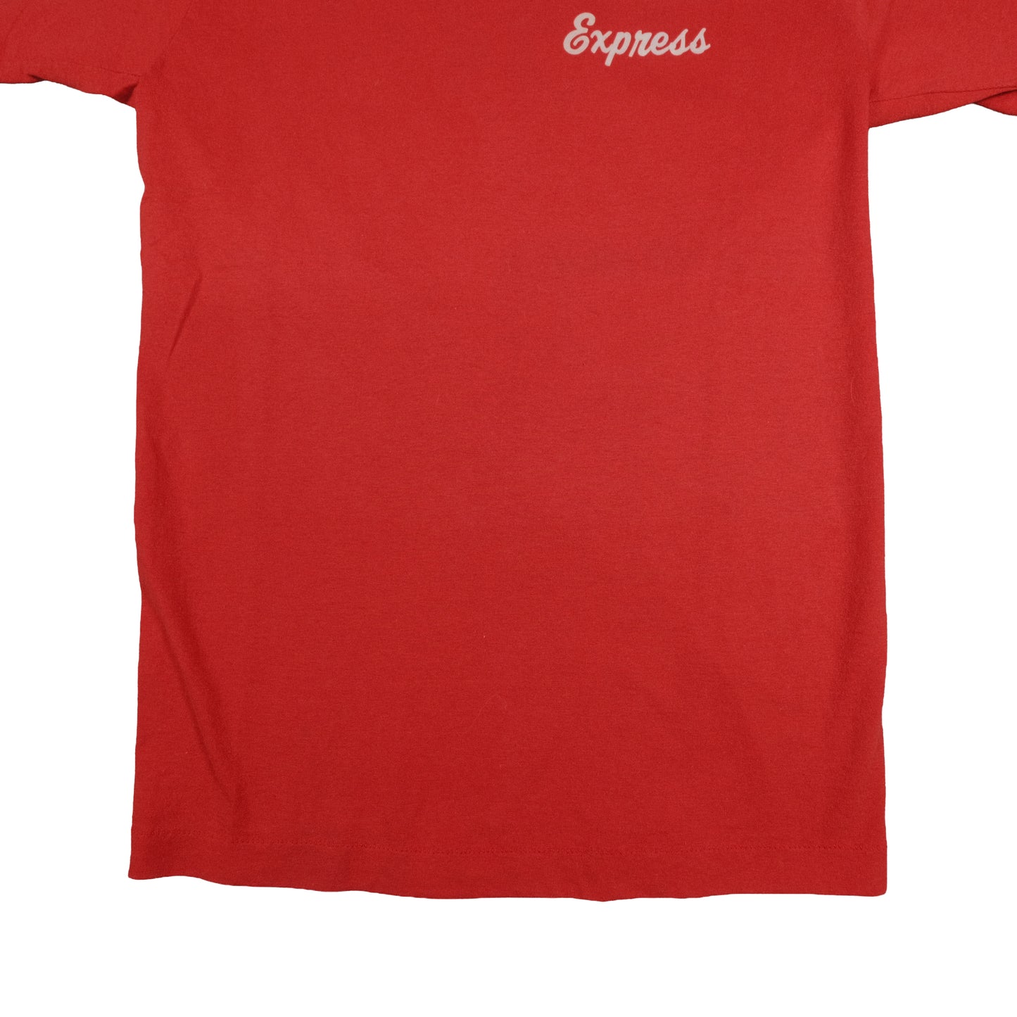 Vintage Screen Stars Adult Small T-Shirt Puff Print Thunder Express Red Single Stitch