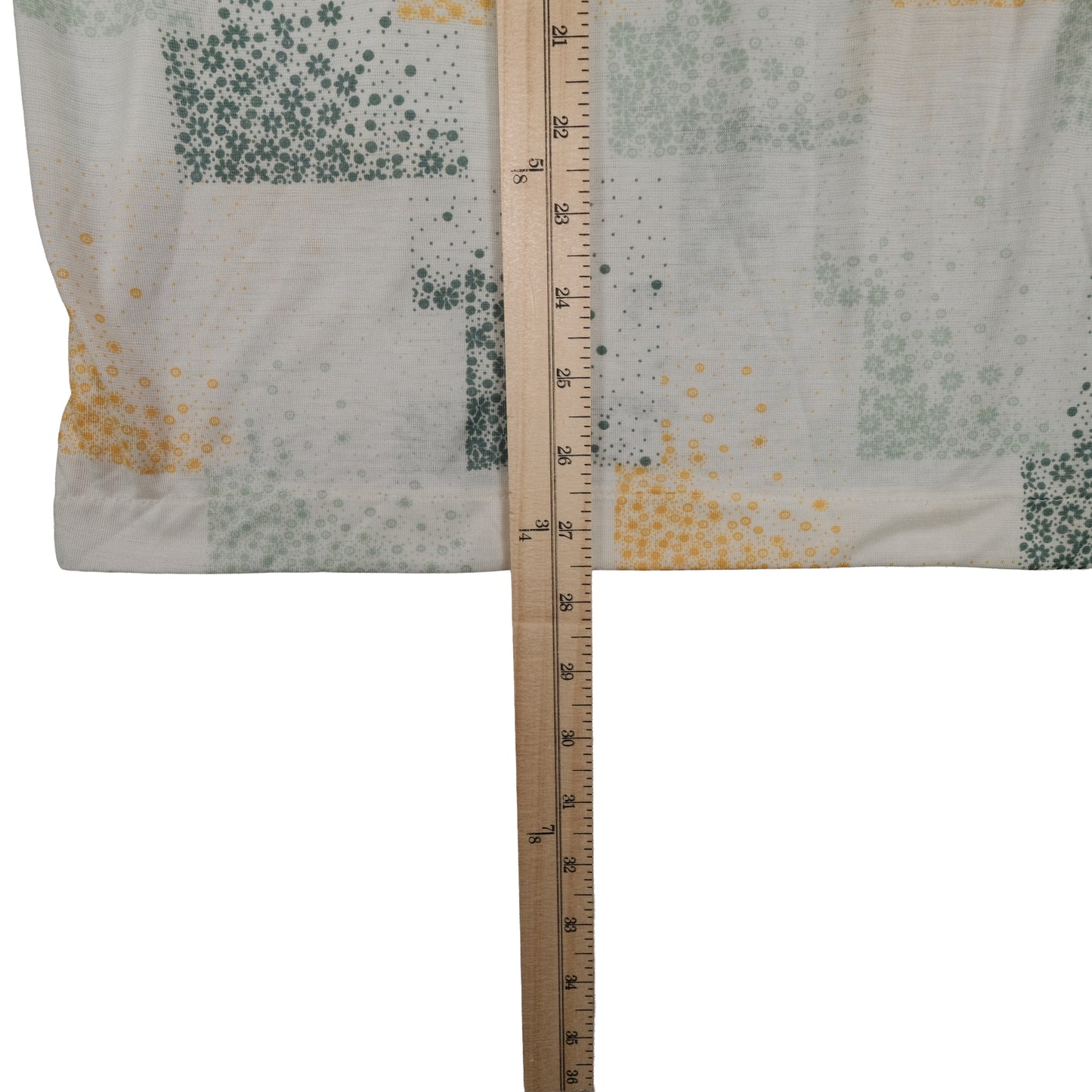 Vintage 70’s Puritan Polo Shirt Men’s Large Poly Knit Floral Pattern Retro Summer