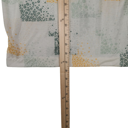 Vintage 70’s Puritan Polo Shirt Men’s Large Poly Knit Floral Pattern Retro Summer