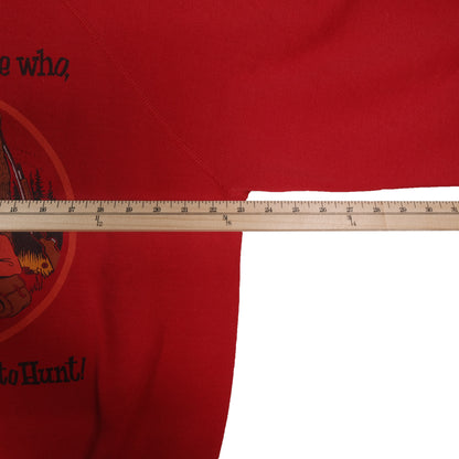 Vintage 80’s Lee Raglan Crewneck Sweatshirt Men’s XLT Deer Hunting Joke