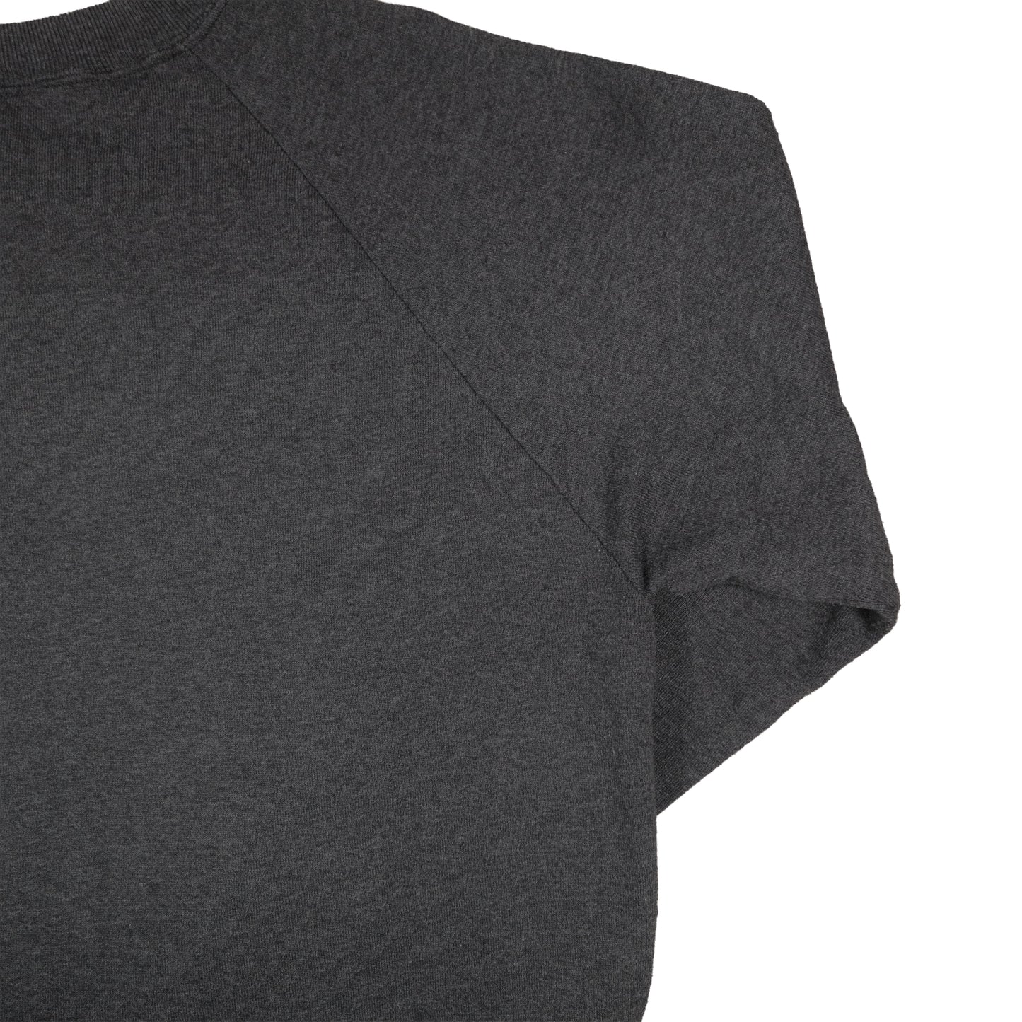 Vintage 80’s Jerzees Roughin’ It Camping Joke Raglan Sweatshirt Adult L USA Made Gray