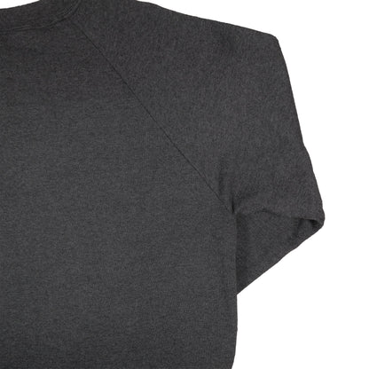 Vintage 80’s Jerzees Roughin’ It Camping Joke Raglan Sweatshirt Adult L USA Made Gray