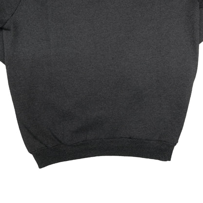 Vintage 80’s Jerzees Roughin’ It Camping Joke Raglan Sweatshirt Adult L USA Made Gray