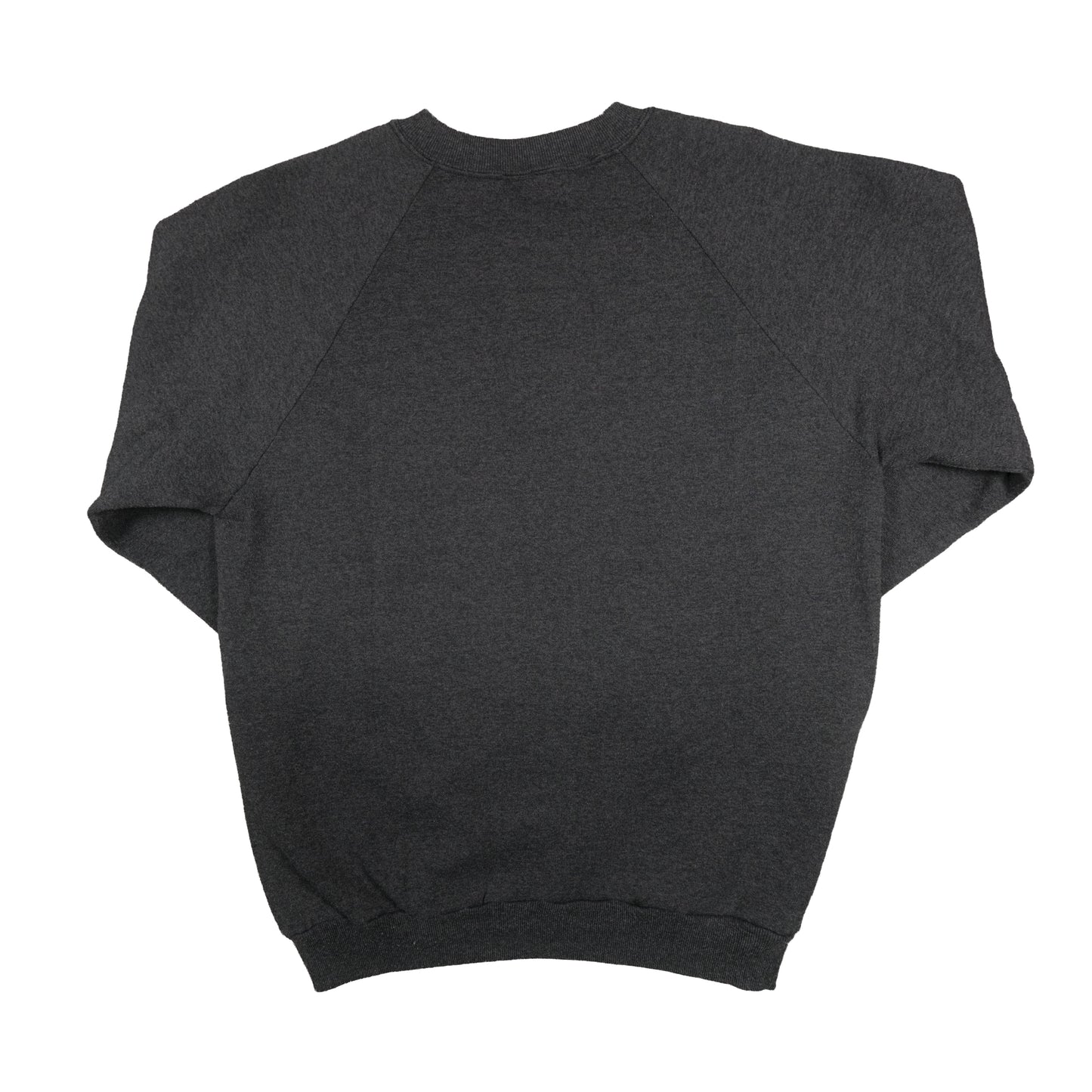 Vintage 80’s Jerzees Roughin’ It Camping Joke Raglan Sweatshirt Adult L USA Made Gray