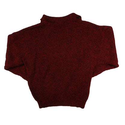 Vintage Botany 500 Acrylic Sweater Cowl Neck Men’s Small USA Made Fisherman Red