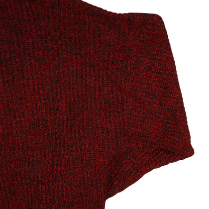 Vintage Botany 500 Acrylic Sweater Cowl Neck Men’s Small USA Made Fisherman Red